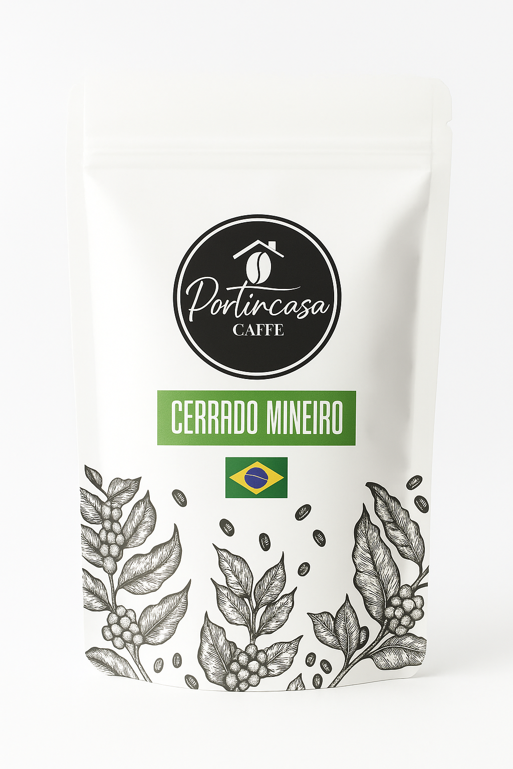 1 KG Brazil Cerrado Specialty Coffee – 81 Points SCA | Citric, Dark Cocoa & Dried Fruit - Portincasa Caffè®