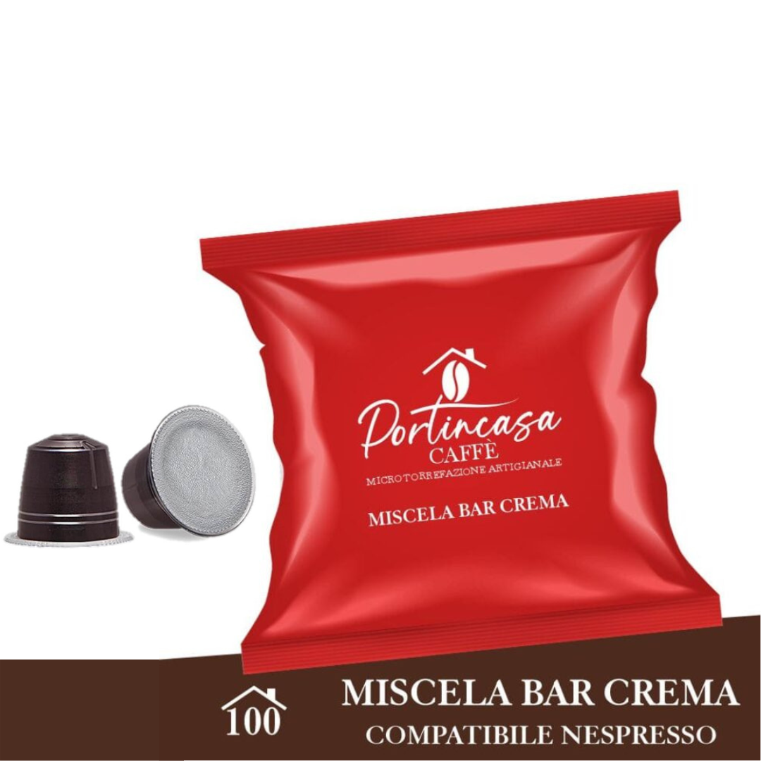 100 pcs Portincasa Caffè® Bar Crema Blend – Artisan Italian Excellence in Every Cup, in Every Format
