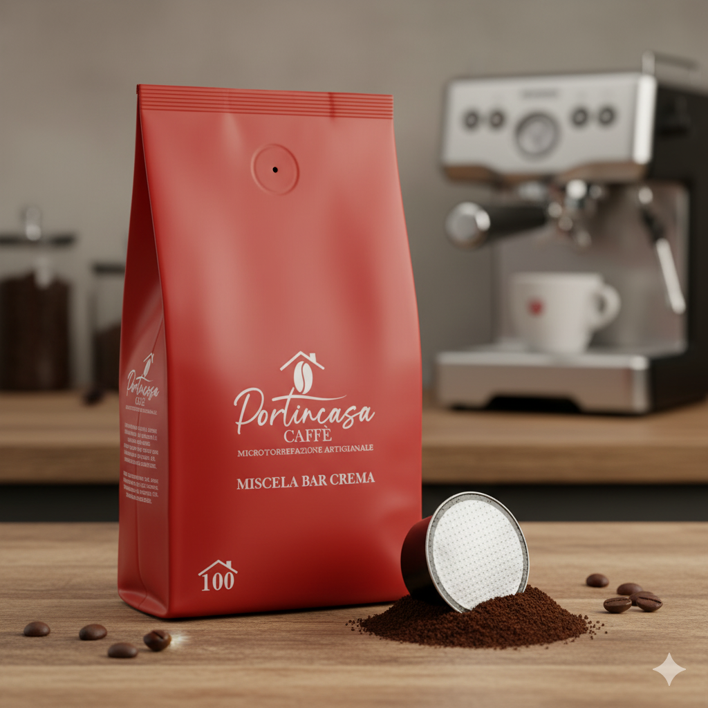 KG Portincasa Caffè® Bar Crema Blend 60% Robusta / 40% Arabica – Artisan Italian Excellence in Every Cup